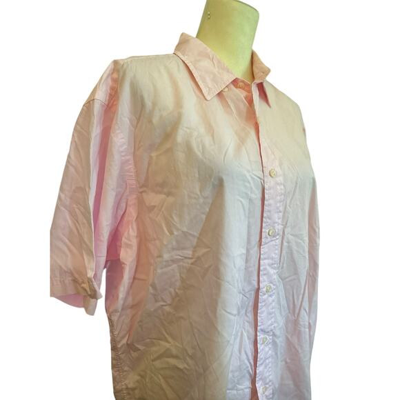 Ralph Lauren Polo Vintage Short Sleeve Classic Fit Shirt, Size XL, Pink - Picture 3 of 7